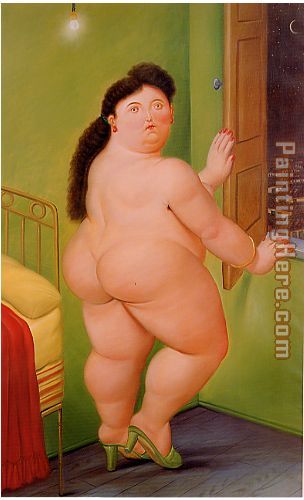 Woman in front of a Window